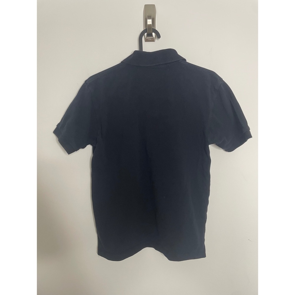 Comme des Garcons Play Polo Shirt Red Heart Logo Black Size S - Picture 7 of 7